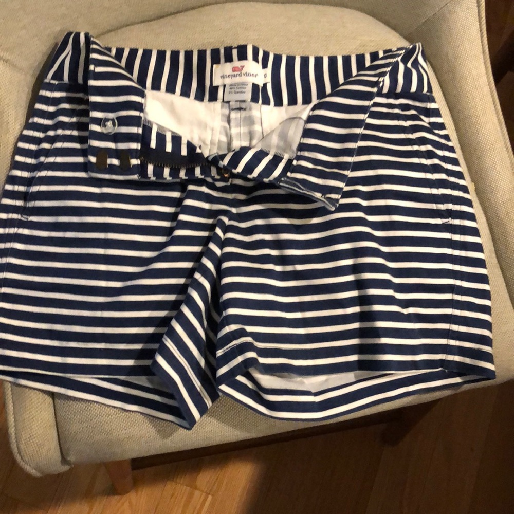 Vineyard Vines Navy & White Stripe Shorts